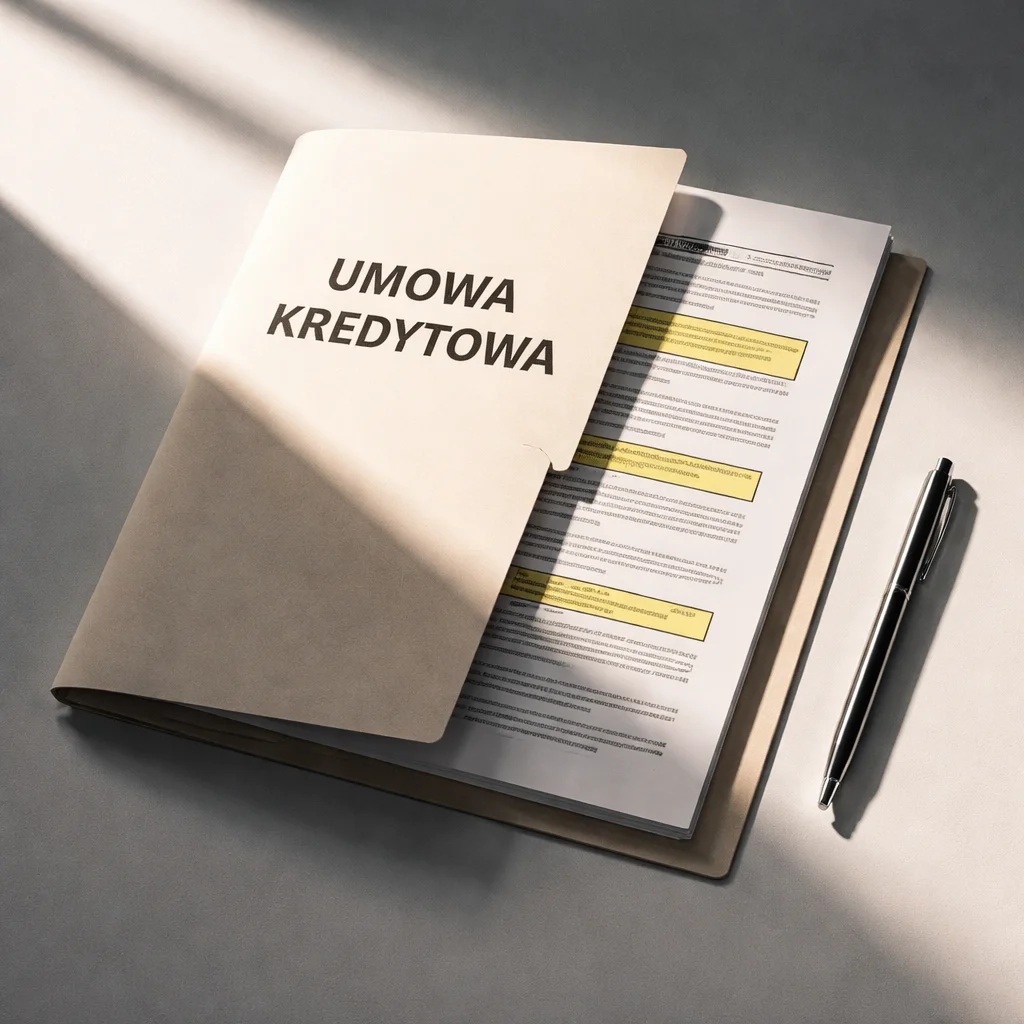 Kroki do uzyskania umowy kredytowej -